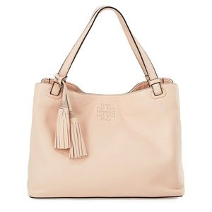 Tory Burch Thea Center-Zip Tote Bag w/ Tassels NWT